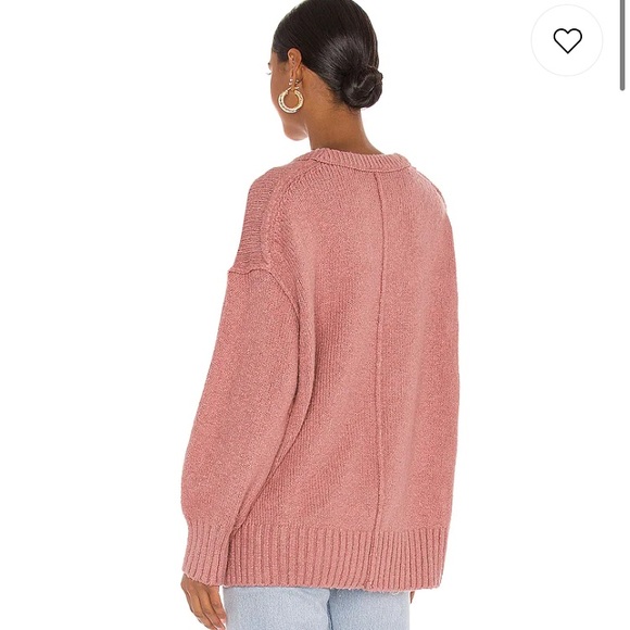 Free People Brookside Sweater- Alpine Rose NWT - Picture 9 of 11